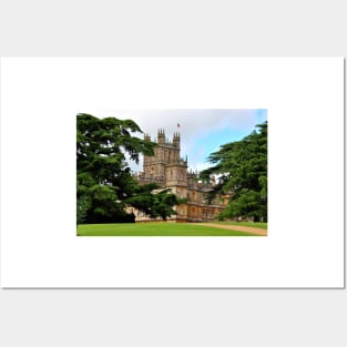 Highclere Castle Downton Abbey Hampshire England Posters and Art